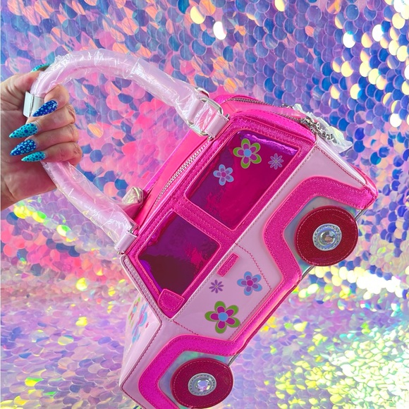 COPY - Dolls Kill Pink Jeep Let’s Go Party Crossbody - Picture 3 of 12